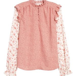 RACHELL PARCELL 🎀 Ruffle Blouse XS